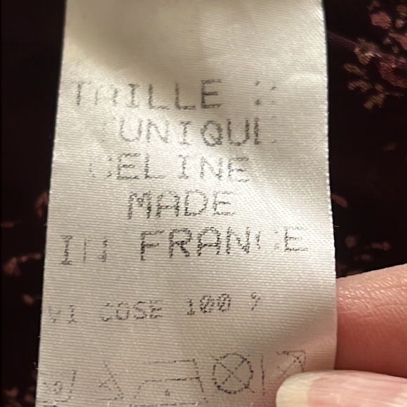 Boho Floral asymmetrical top Sz XS - Picture 7 of 7